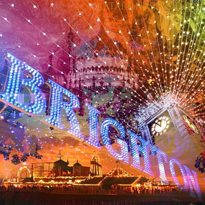 Ode to Brighton multi-exposure photo image